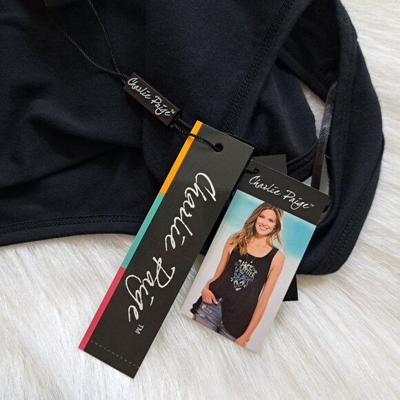 Charlie Paige NEW Relax Beachy Bamboo Tank Top Size Small - Picture 6 of 9